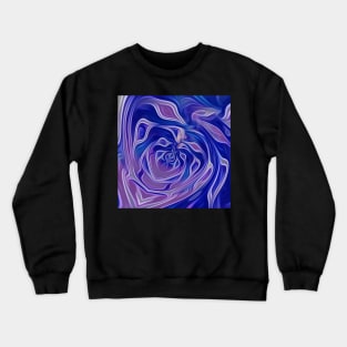 Abstract colourful aesthetic beautiful dream love romantic retro dark design vintage butterfly fantasy funny weird unique abstraction purple Crewneck Sweatshirt